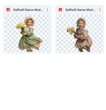 Magical Daffodil Dance Model Overlays
