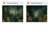 Magical Dreamy Evergreens Textures