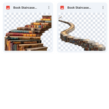 Magical Book Staircase Overlays