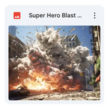 Super Hero Blast Background Bundle