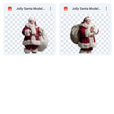 Magical Jolly Santa Model Overlays