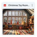 Christmas Toy Room Background Bundle