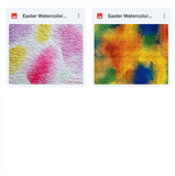 Magical Easter Watercolor Textures