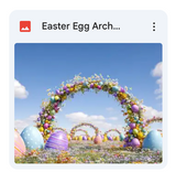 Easter Egg Arch Background Bundle