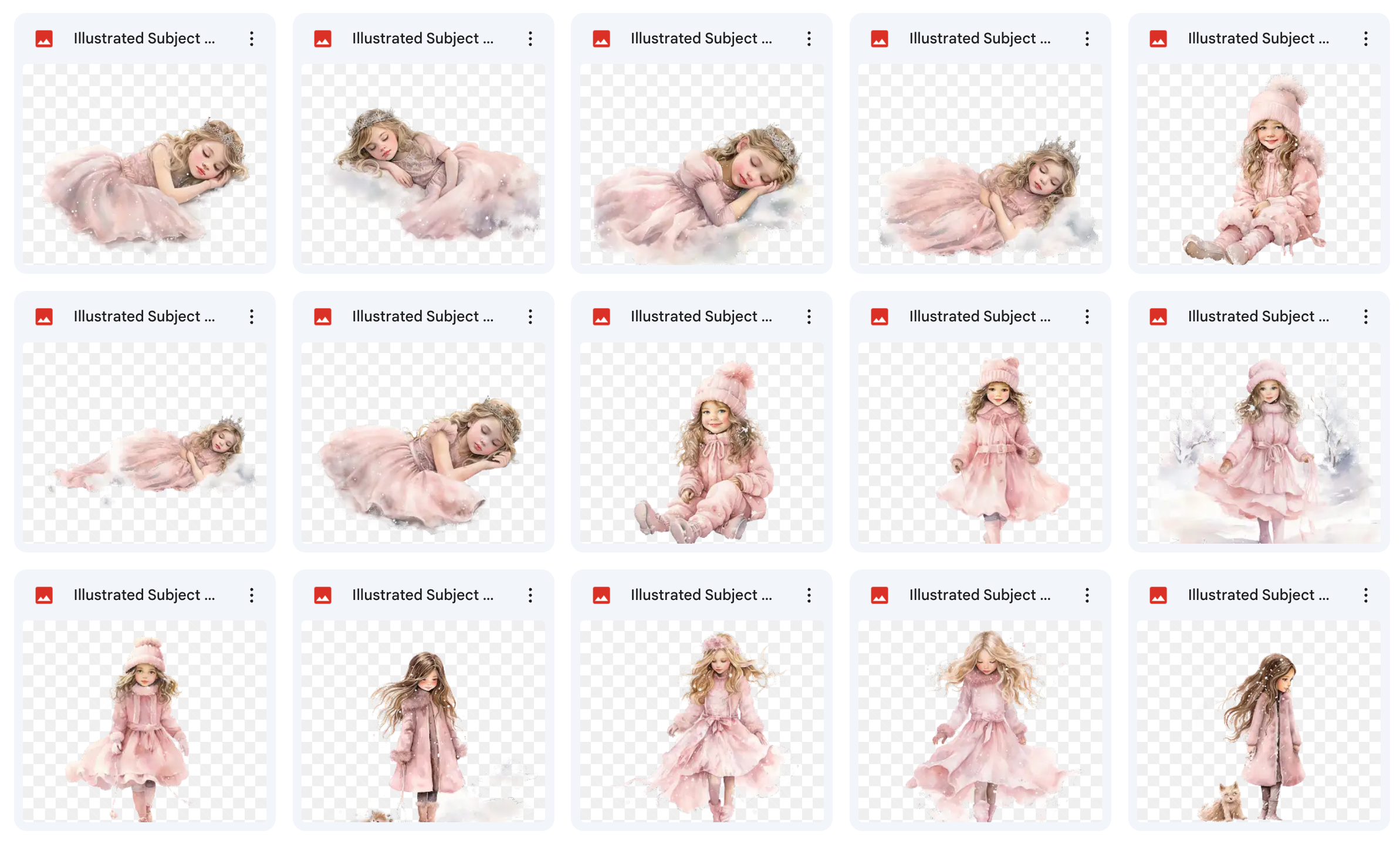 Illustrated Sisters Asset Pack - Meg Bitton Productions