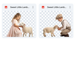 Magical Sweet Little Lamb Model Overlays