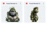 Magical Forest Monster Overlays