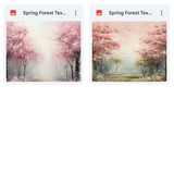Magical Spring Forest Textures