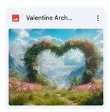 Valentine Arch Background Bundle
