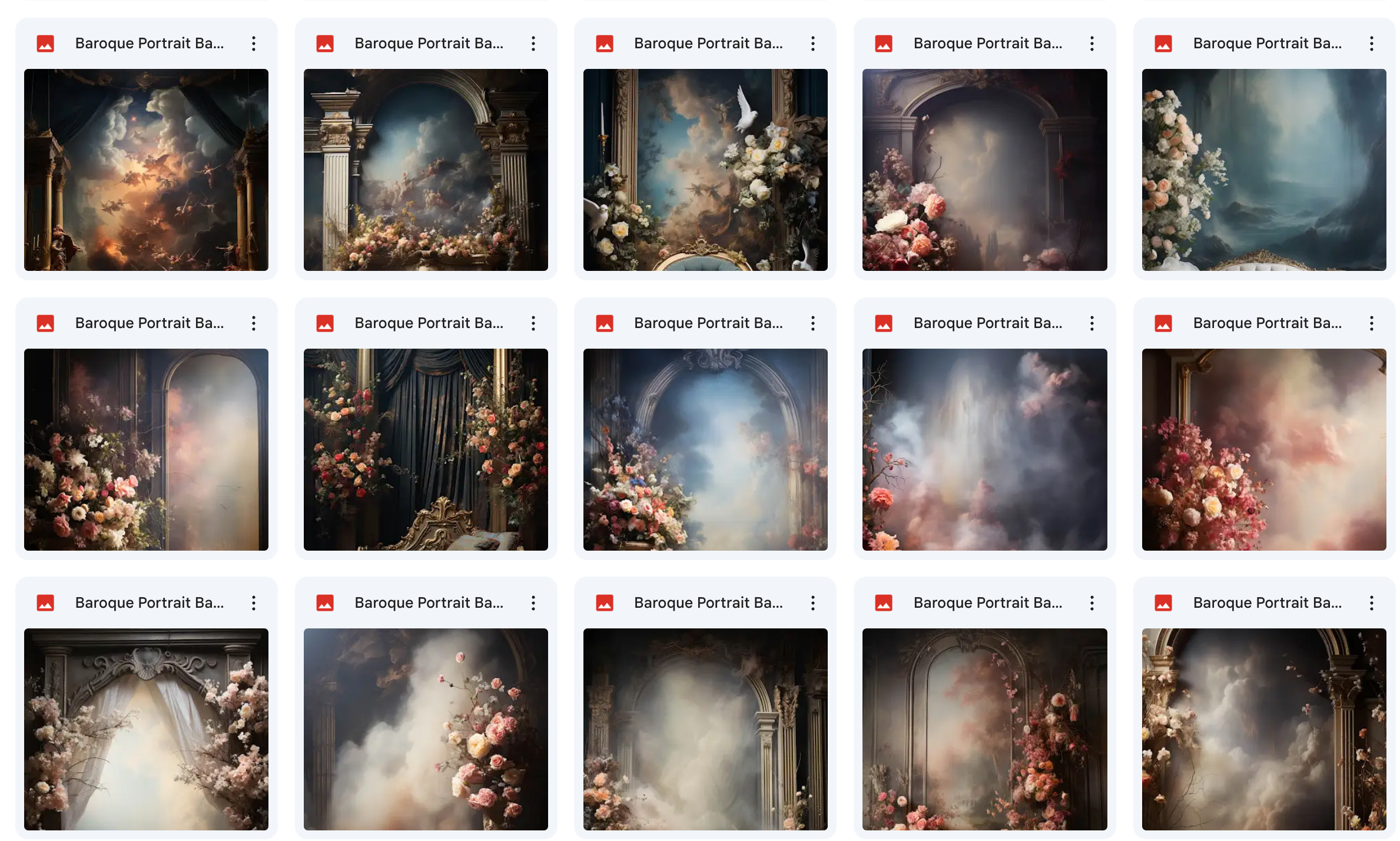 Ultimate Baroque Portrait Background Bundle - Meg Bitton Productions