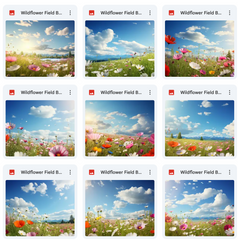 Butterfly Field Background & Overlays Asset Pack