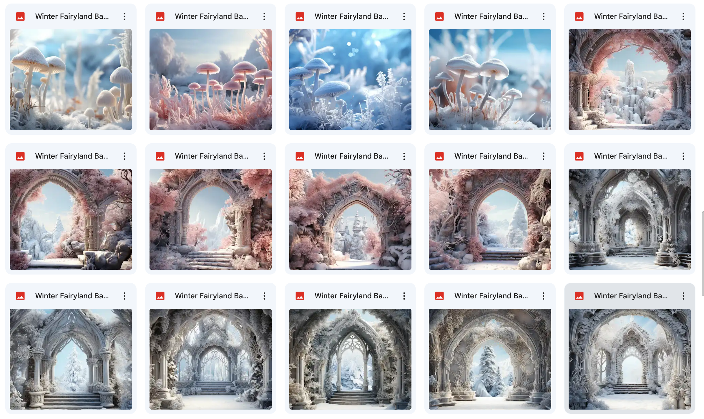 Winter Fairy Asset Pack - Meg Bitton Productions
