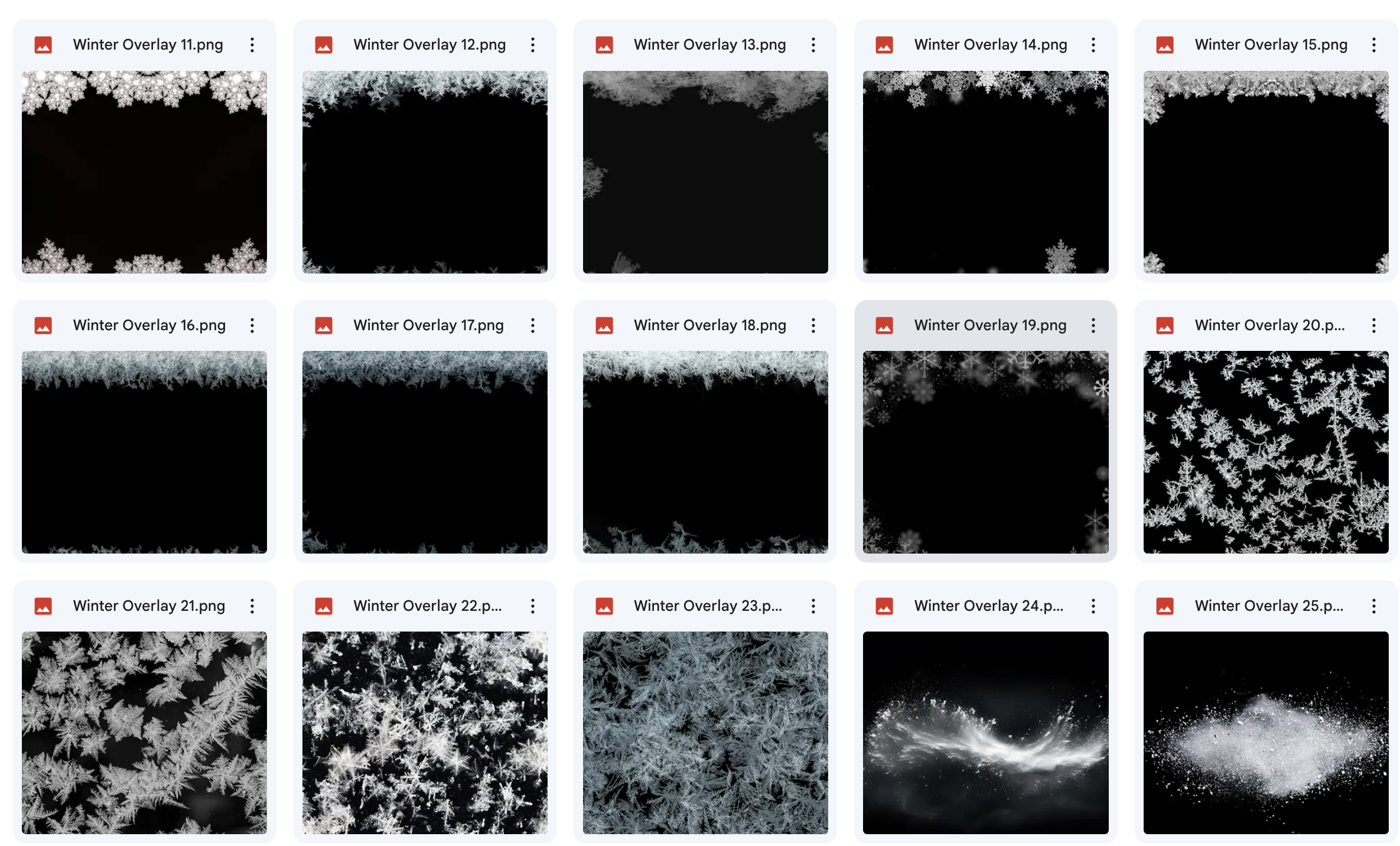 Winter Lover's Asset Pack - Meg Bitton Productions