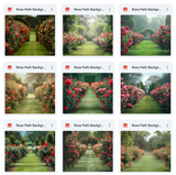 Ultimate Rose Path Background Bundle