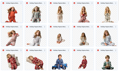 Holiday Pajama Models Asset Pack - Meg Bitton Productions