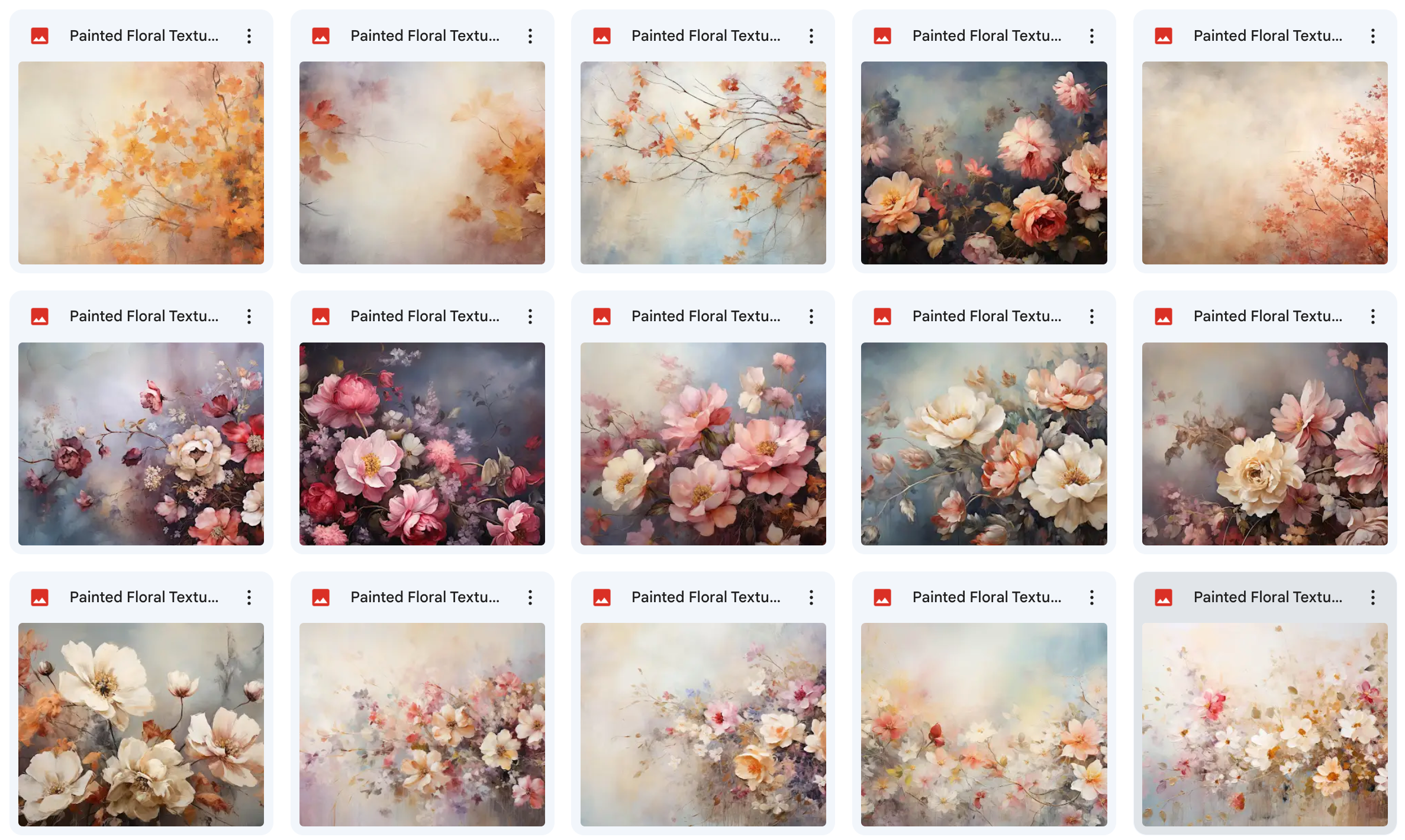 Grand Painted Floral Textures Bundle - Meg Bitton Productions