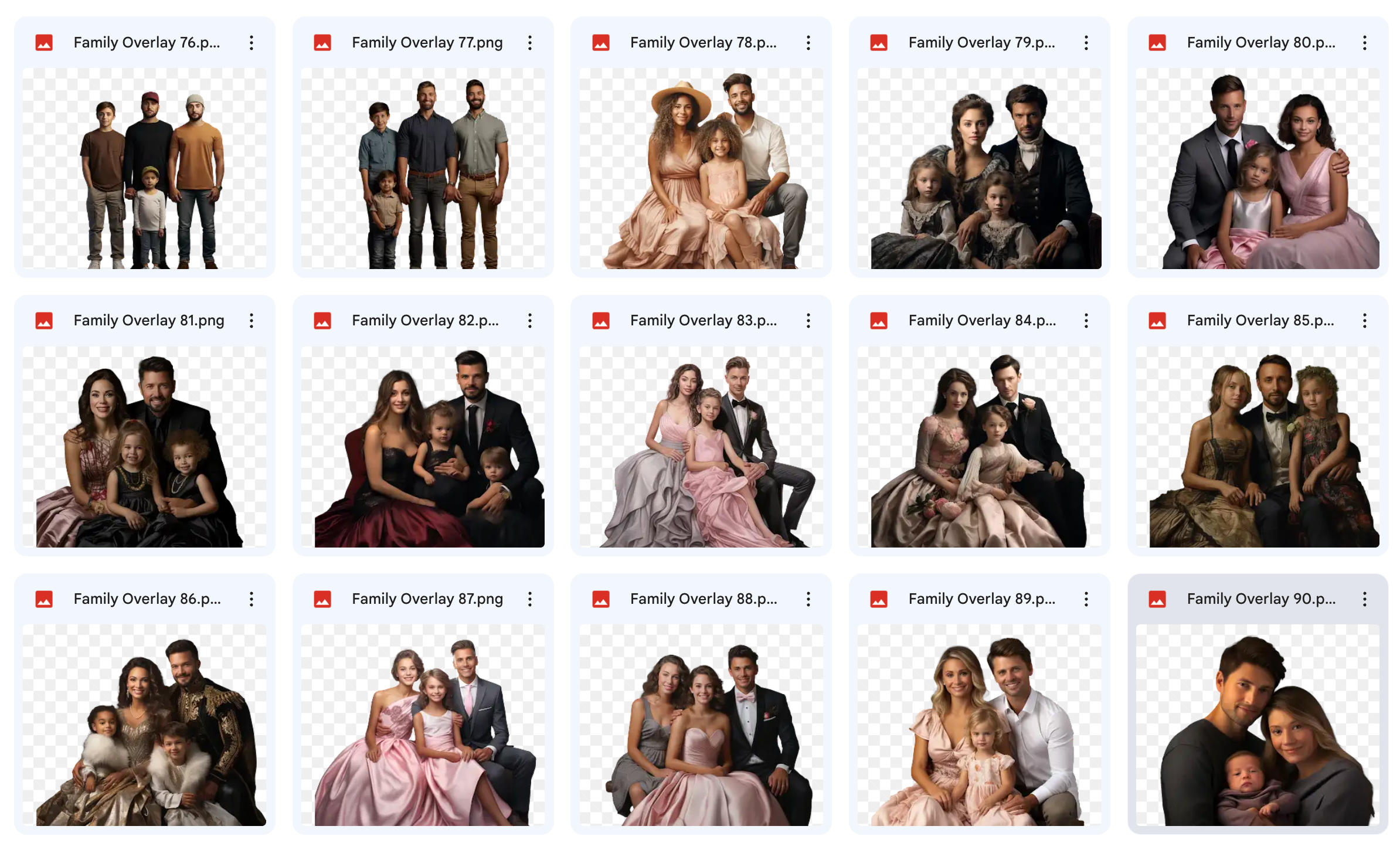 Family Model Asset Pack - Meg Bitton Productions