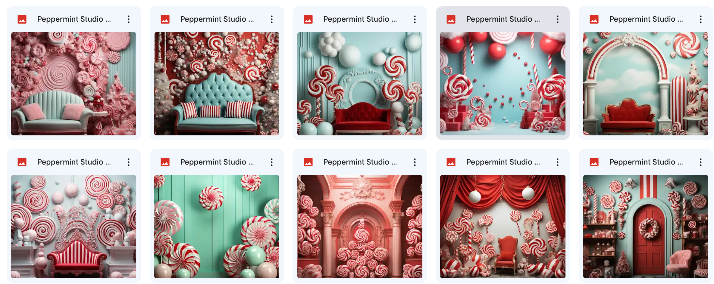 Ultimate Peppermint Studio Background Bundle - Meg Bitton Productions