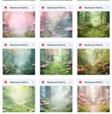 Ultimate Mushroom Path Background Bundle