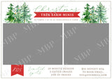 Holiday Tree Farm Mini Session Template