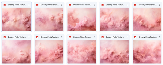 Dreamy Pinks Textures - Meg Bitton Productions