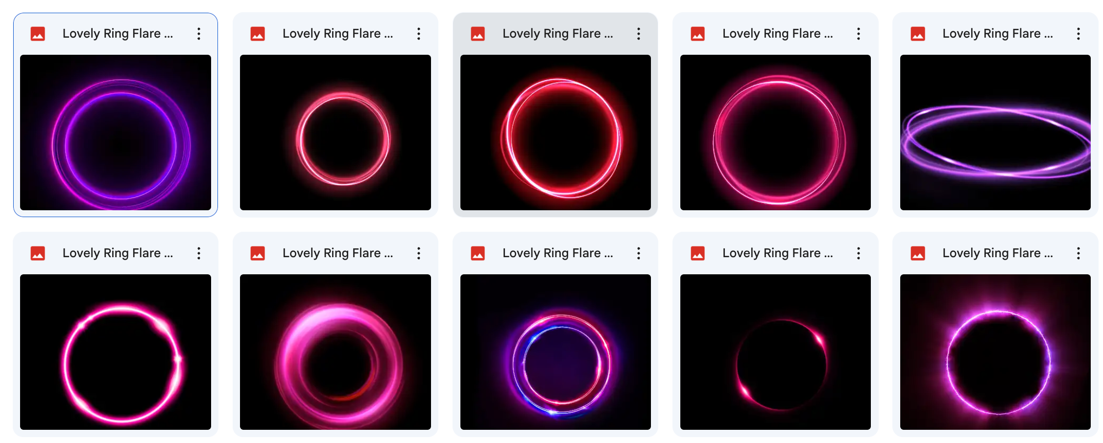 Magical Lovely Ring Flare Overlays - Meg Bitton Productions