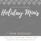 Holiday Mini Session Template #5