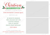 Christmas Mini Session Template #2