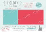 Holiday Mini Session Template #1