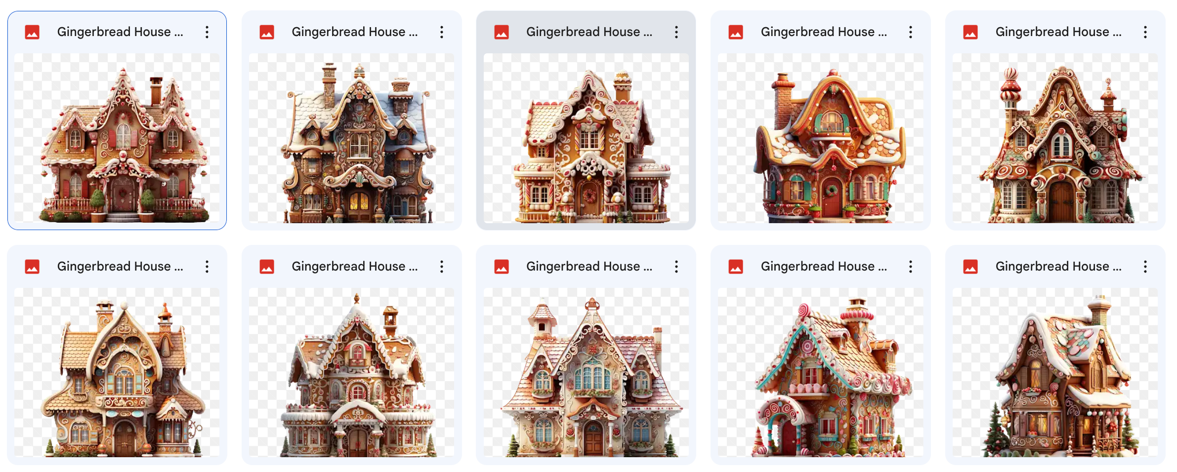 Magical Gingerbread House Overlays - Meg Bitton Productions