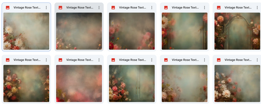 Magical Vintage Rose Textures