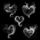 Magical Smoke Heart Brush Set