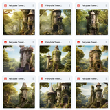 Ultimate Fairytale Tower Background Bundle