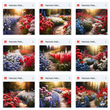 Ultimate Patriotic Path Background Bundle