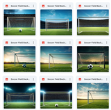 Ultimate Soccer Field Background Bundle
