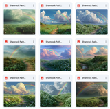 Ultimate Shamrock Path Background Bundle