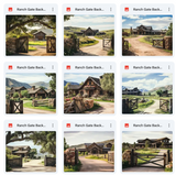 Ultimate Ranch Gate Background Bundle