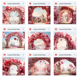 Ultimate Lovey Arches Background Bundle