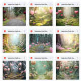 Ultimate Valentine Path Background Bundle