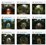 Ultimate Dinosaur Park Background Bundle