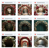 Ultimate Ornaments Arch Background Bundle