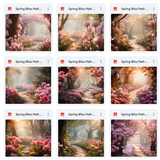 Ultimate Spring Bliss Path Background Bundle