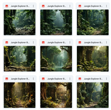 Ultimate Jungle Explorer Background Bundle