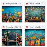 Ultimate Primary School Background Bundle