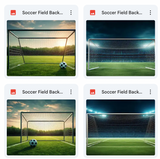 Ultimate Soccer Field Background Bundle