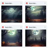 Ultimate Eerie Path Background Bundle
