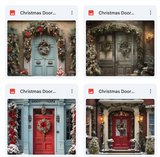 Ultimate Christmas Door Background Bundle