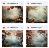 Ultimate Fine Art Rainy Days Background Bundle