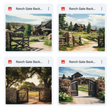 Ultimate Ranch Gate Background Bundle
