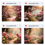 Ultimate Spring Bliss Path Background Bundle